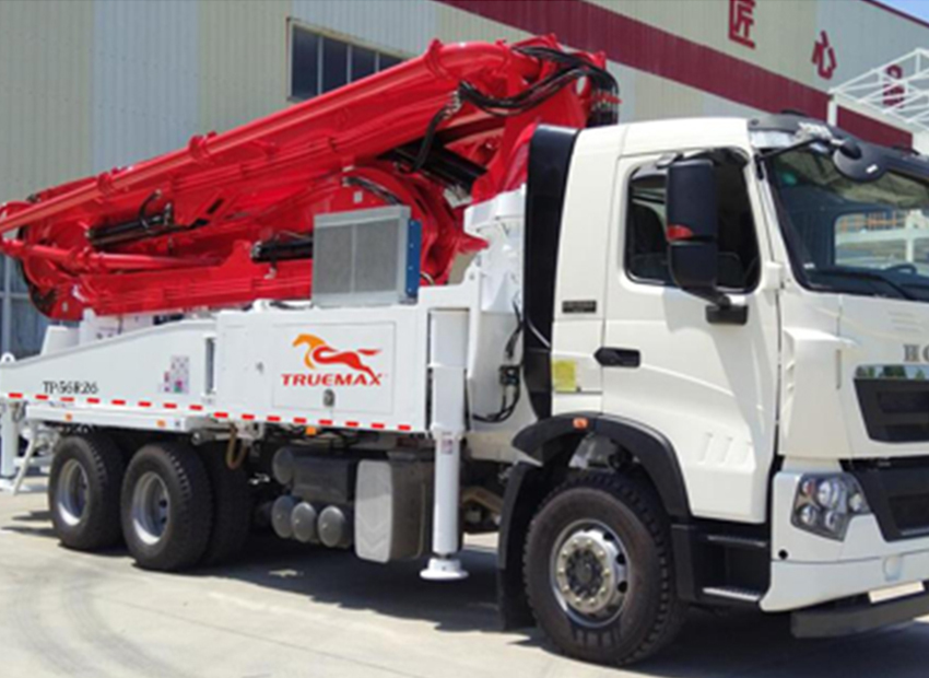 Precautions for use of boom pump truck