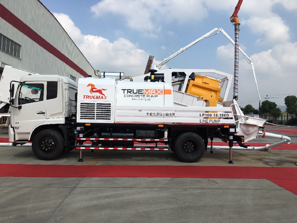 Concrete transport pump mix-concrete mixing tanker - concrete mixing station - TRUEMAX